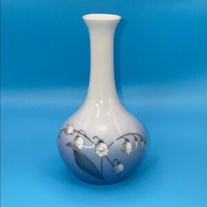 Vintage Bing & Grondahl Small 4.8” Vase with Lily of the Valley